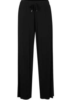 Clearance Pantalón de punto de mezcla de viscosa fluida Mujer Pantalones|Novedades