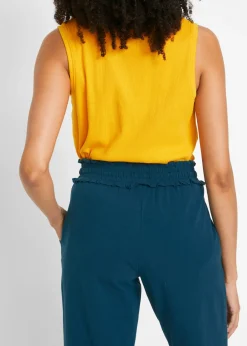 Online Pantalón de punto de mezcla de algodón Mujer Pantalones