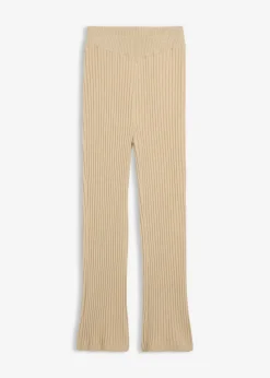 Discount Pantalón de punto de mezcla de viscosa suave Mujer Pantalones