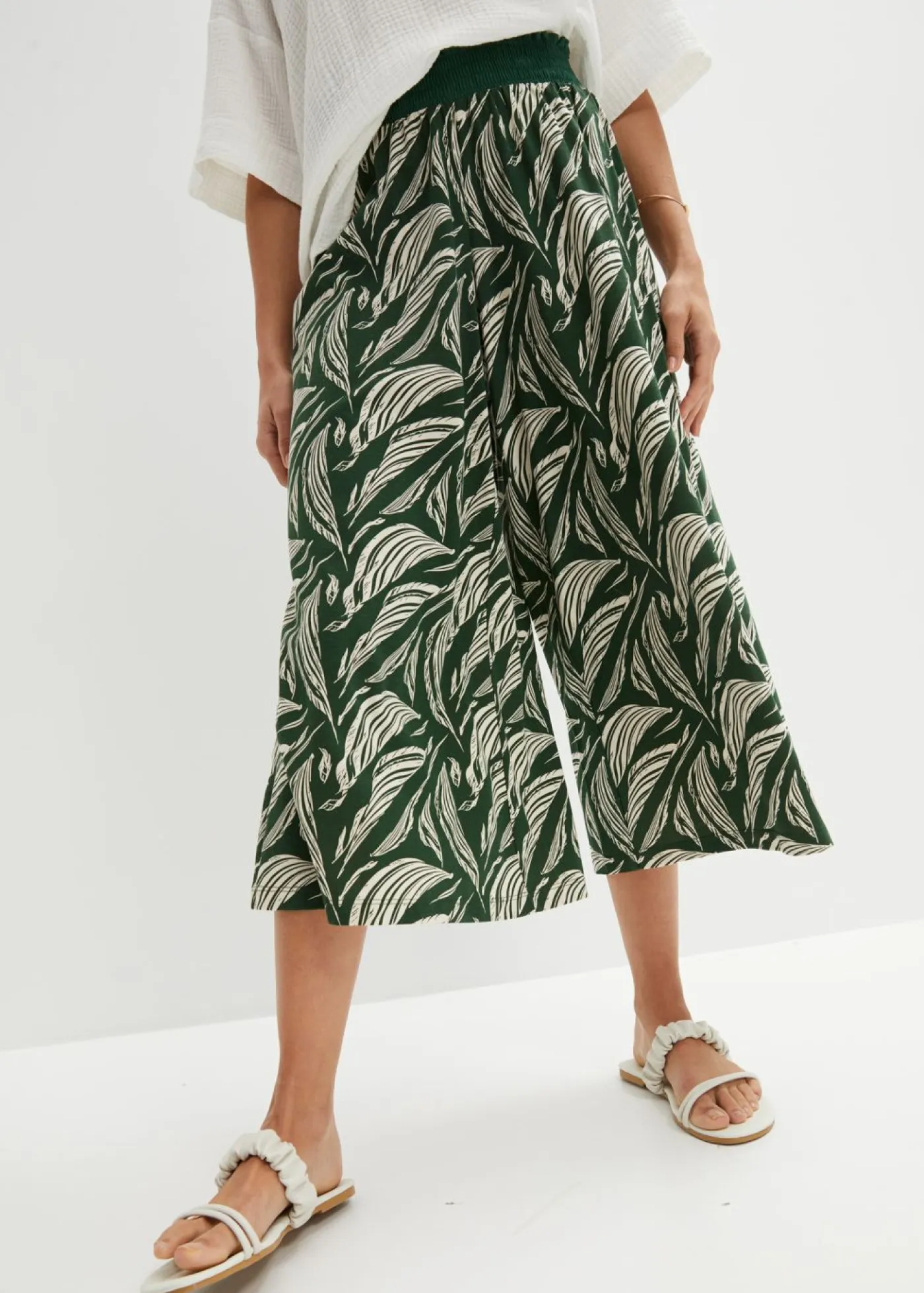 Sale Pantalón de punto de mezcla de viscosa sostenible Mujer Pantalones