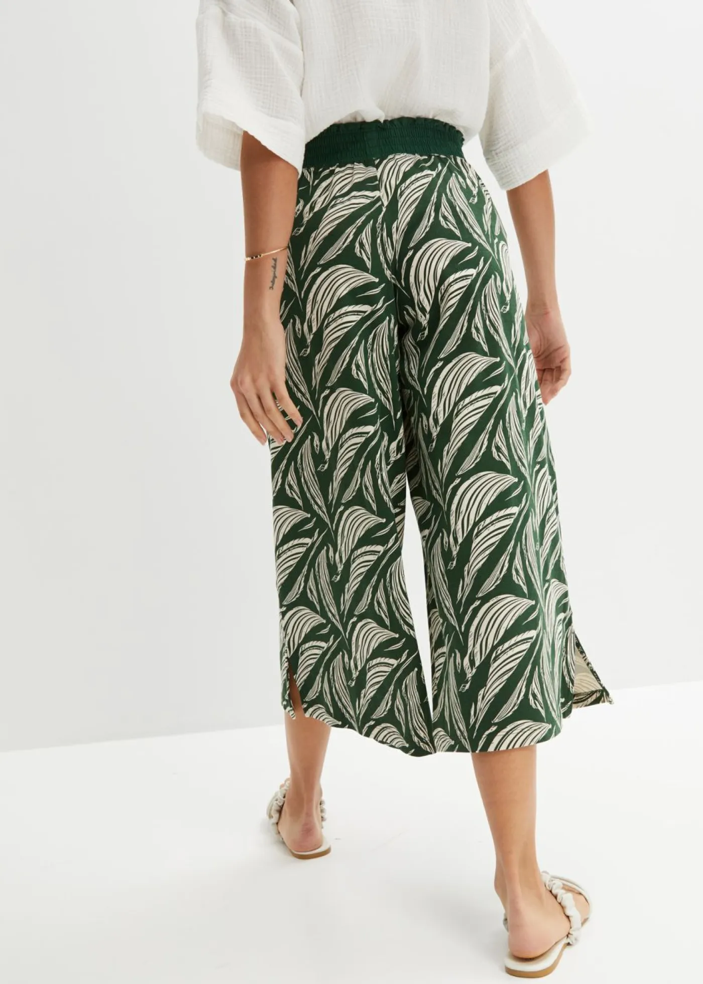 Sale Pantalón de punto de mezcla de viscosa sostenible Mujer Pantalones