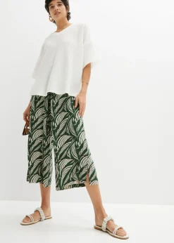 Sale Pantalón de punto de mezcla de viscosa sostenible Mujer Pantalones