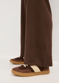 Clearance Pantalón de punto de mezcla de viscosa suave Mujer Pantalones