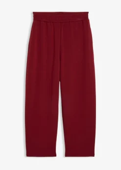 Online Pantalón de punto de neopreno con corte barrel Mujer Pantalones