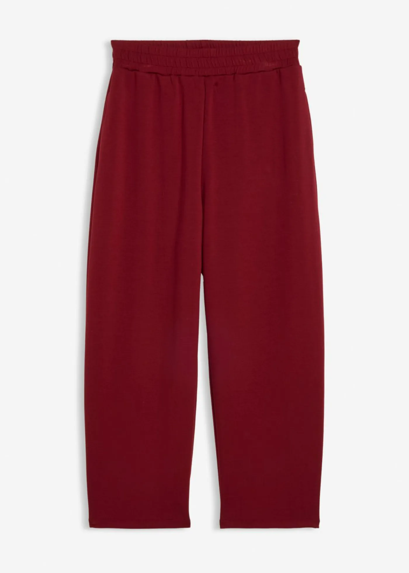 Online Pantalón de punto de neopreno con corte barrel Mujer Pantalones