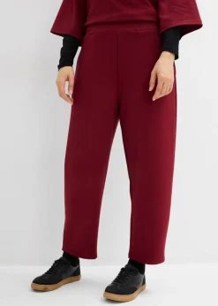 Online Pantalón de punto de neopreno con corte barrel Mujer Pantalones