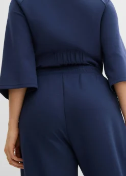 Sale Pantalón de punto de neopreno con corte barrel Mujer Pantalones