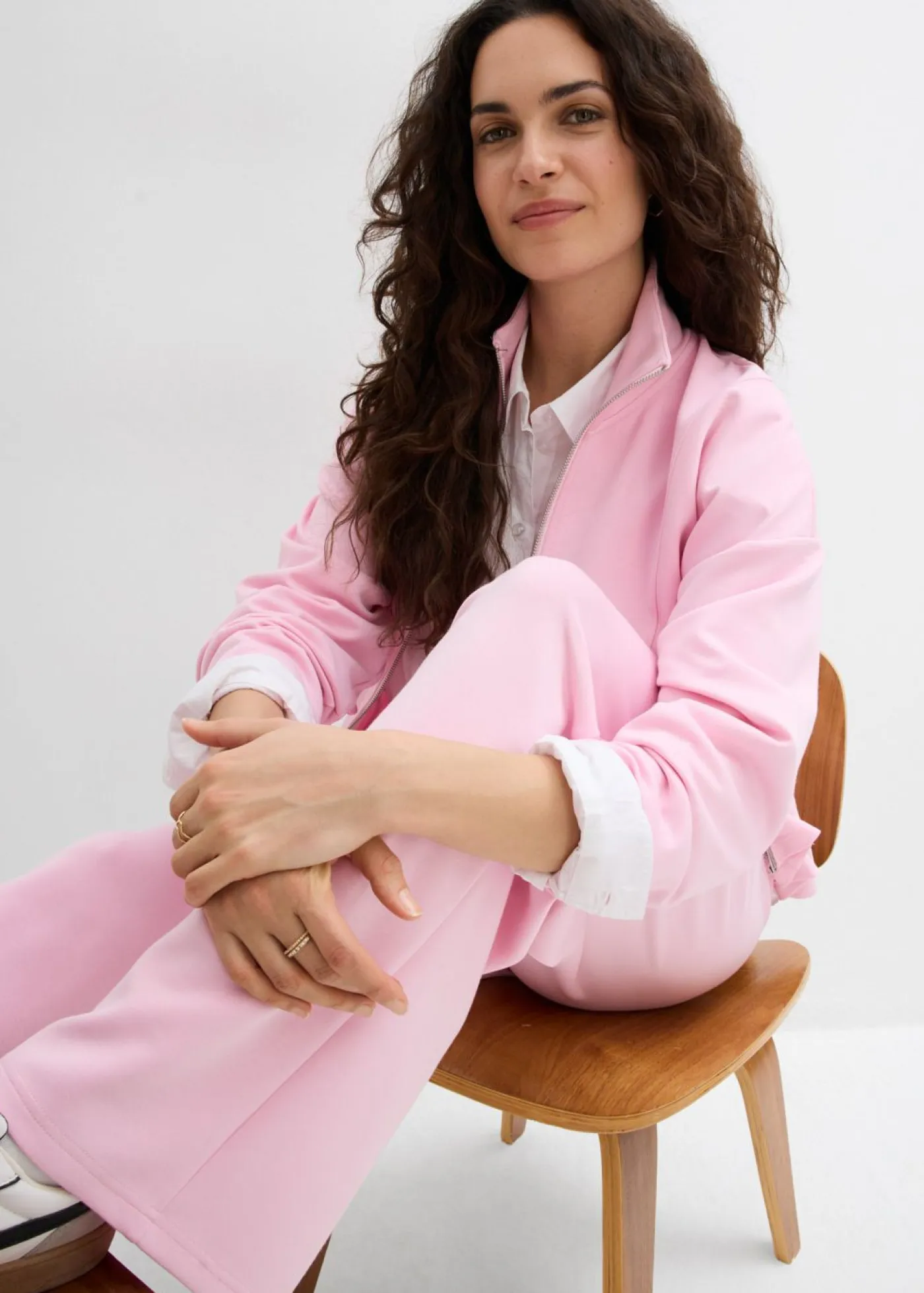 Sale Pantalón de punto de neopreno con pinzas Mujer Ropa Cómoda|Pantalones