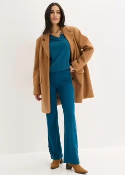 New Pantalón de Punto di Roma Mujer Pantalones
