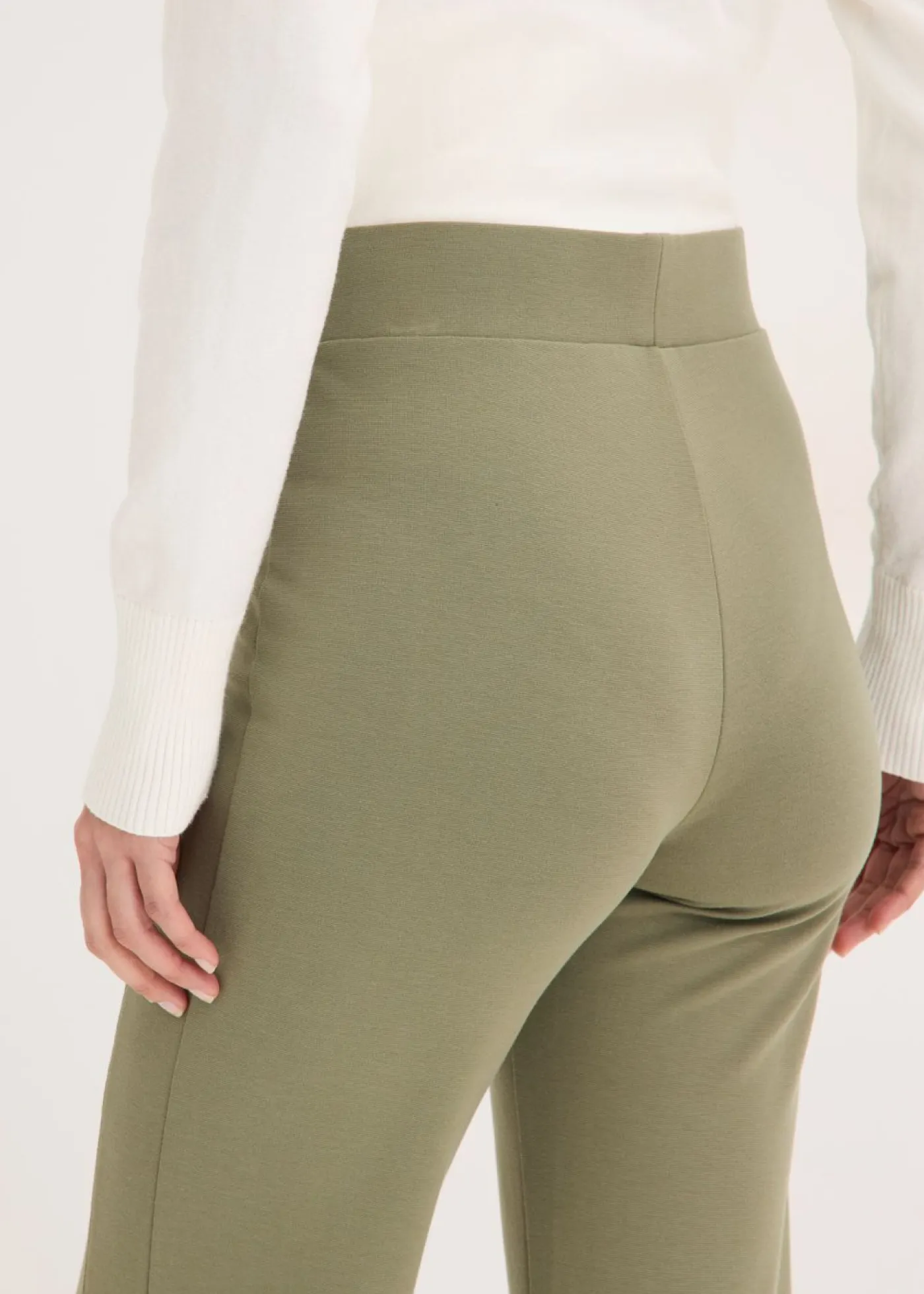 Pantalón de Punto di Roma Mujer Pantalones