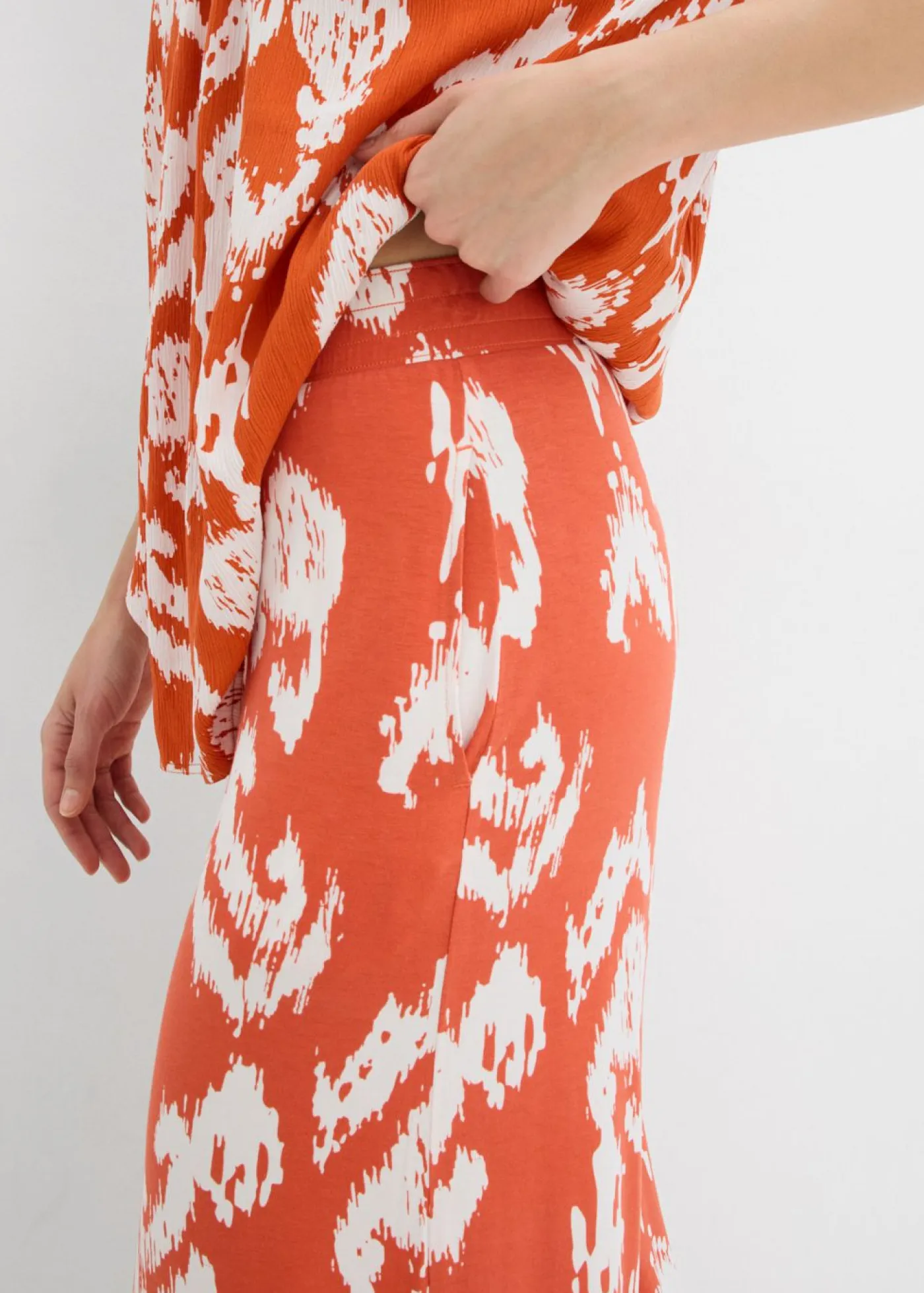 Outlet Pantalón de punto en mezcla de viscosa Mujer Conjuntos De Ropa|Pantalones