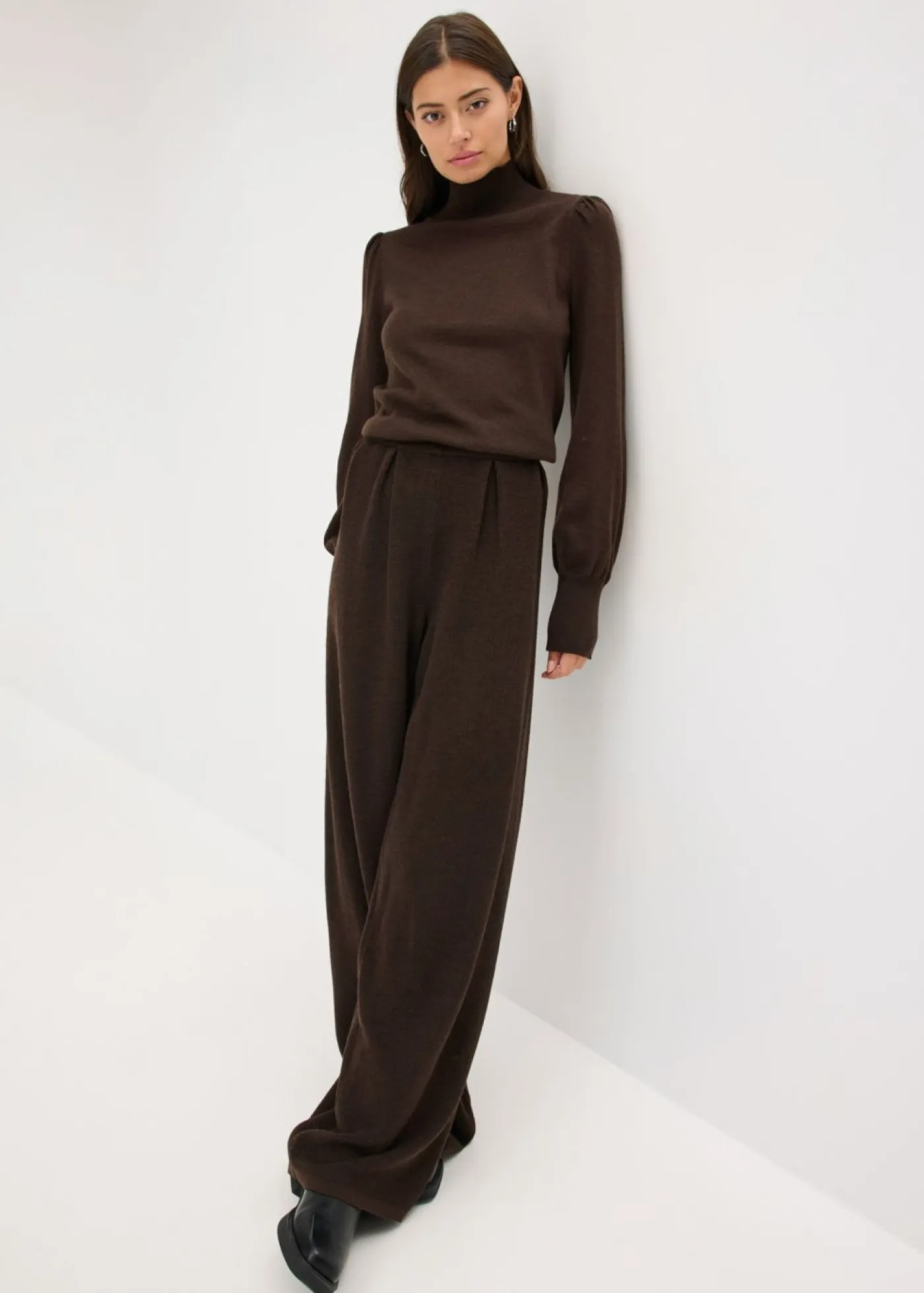 Pantalón de punto fino Mujer Pantalones