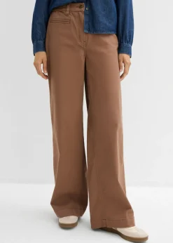 Outlet Pantalón de sarga Mujer Pantalones