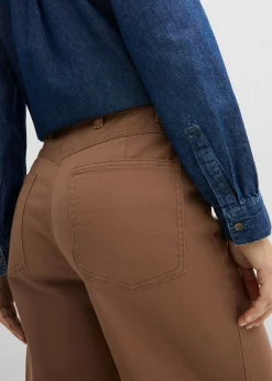 Outlet Pantalón de sarga Mujer Pantalones