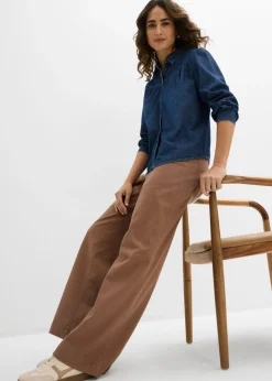 Outlet Pantalón de sarga Mujer Pantalones