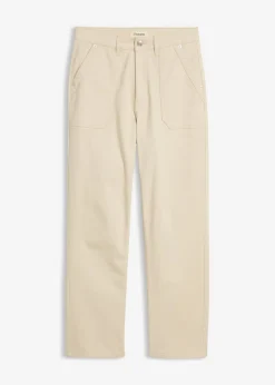 Hot Pantalón de sarga acortado Mujer Tallas Pequeñas|Pantalones