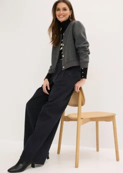 Outlet Pantalón de sarga de algodón puro Mujer Esenciales|Pantalones