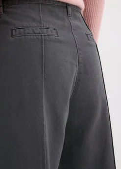 Sale Pantalón de sarga de algodón puro Mujer Pantalones