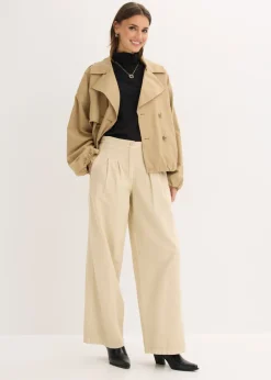 Sale Pantalón de sarga de algodón puro Mujer Esenciales|Pantalones