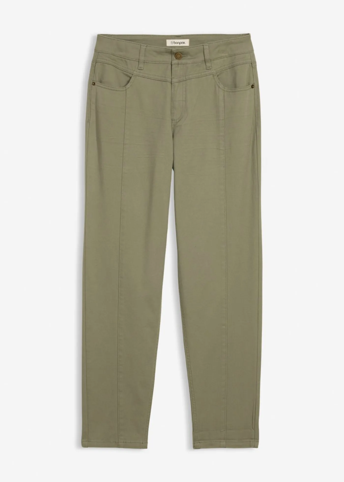Outlet Pantalón de sarga de mezcla de algodón y elastano Mujer Pantalones