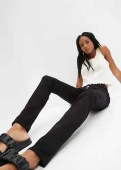 Best Pantalón de sarga elástica Mujer Pantalones|Novedades