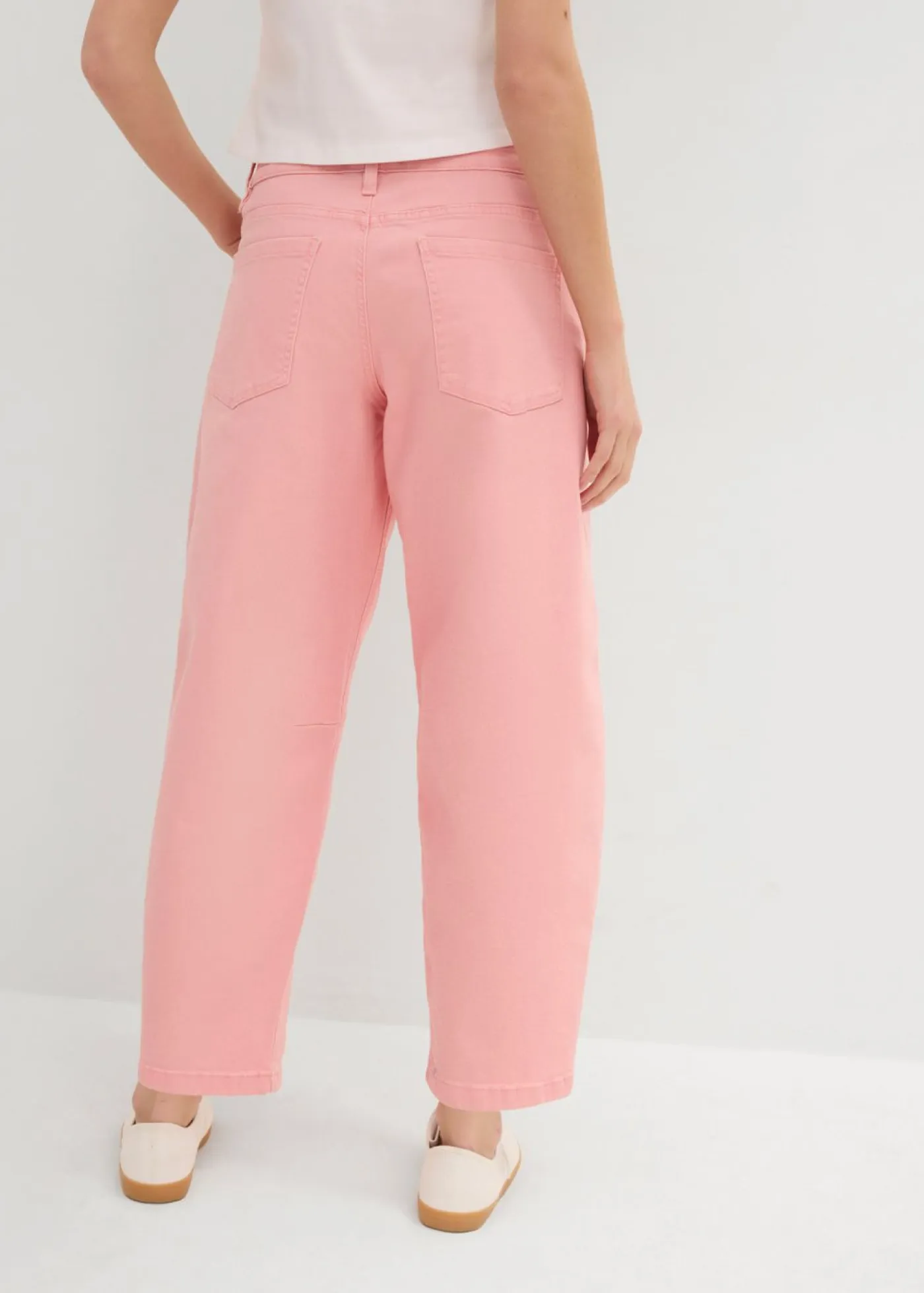 Clearance Pantalón de sarga en mezcla de algodón elástico Mujer Pantalones|Novedades
