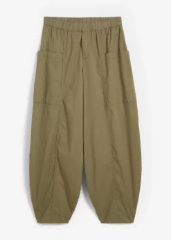 Best Pantalón de sarga ligero, ajuste bombacho Mujer Pantalones