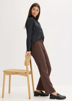 Clearance Pantalón de traje con aberturas Mujer Pantalones