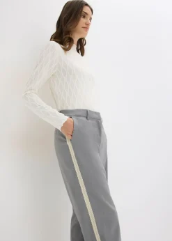 New Pantalón de traje con cinturilla cómoda Mujer Pantalones|Tallas Pequeñas