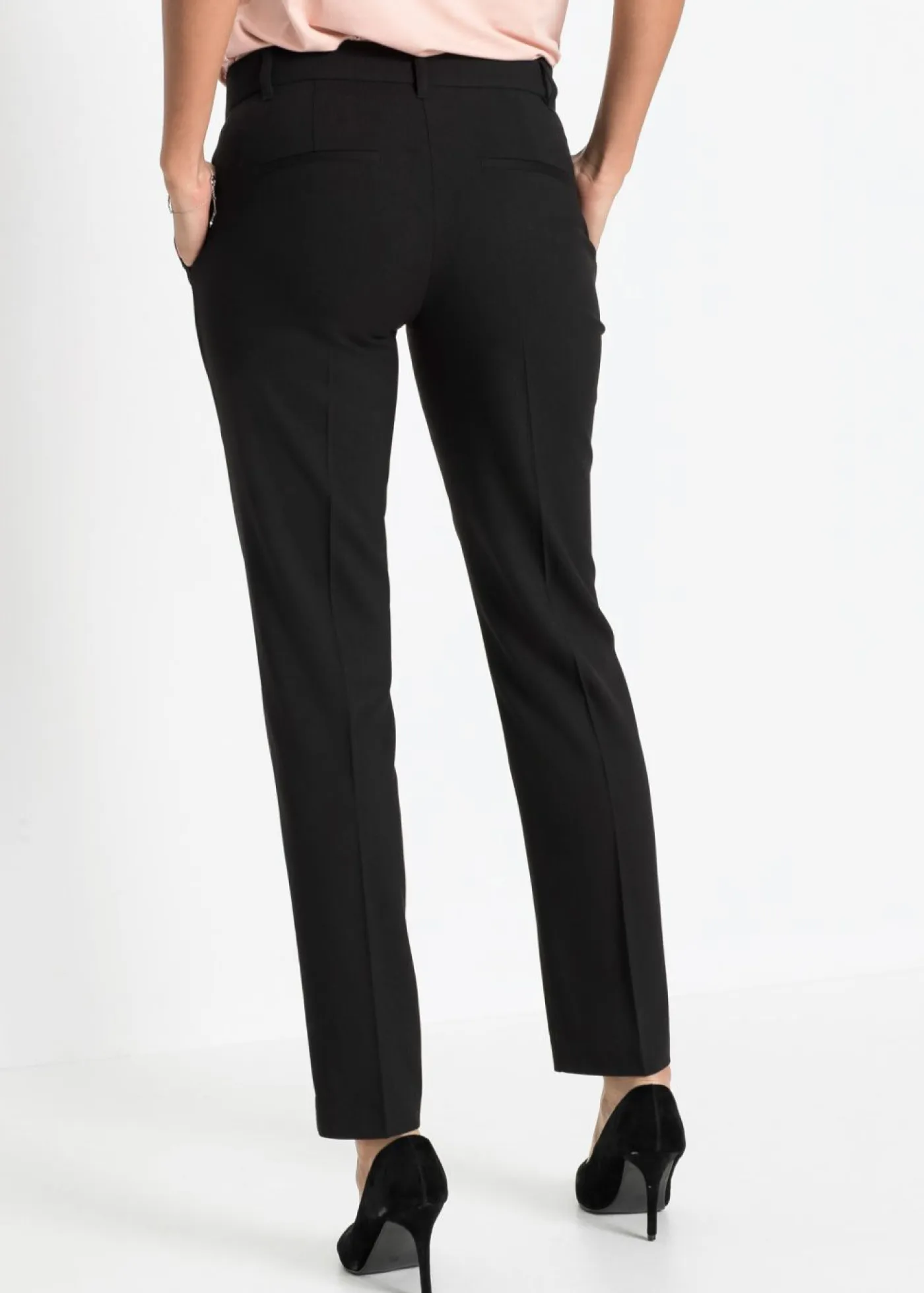 Pantalón de traje con pinzas Mujer Pantalones