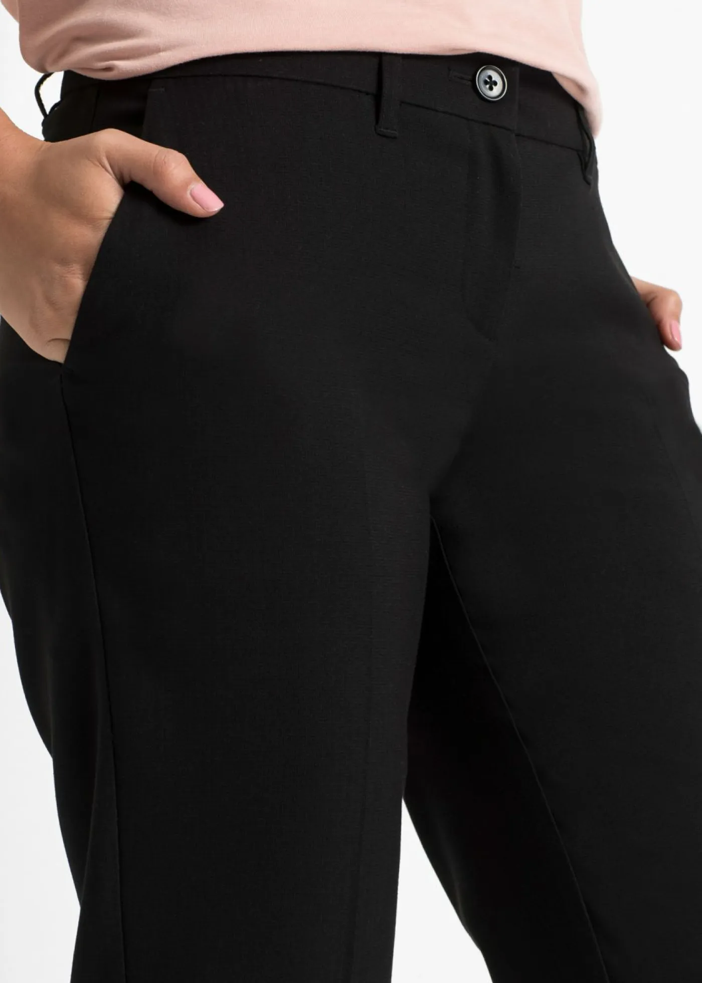 Pantalón de traje con pinzas Mujer Pantalones