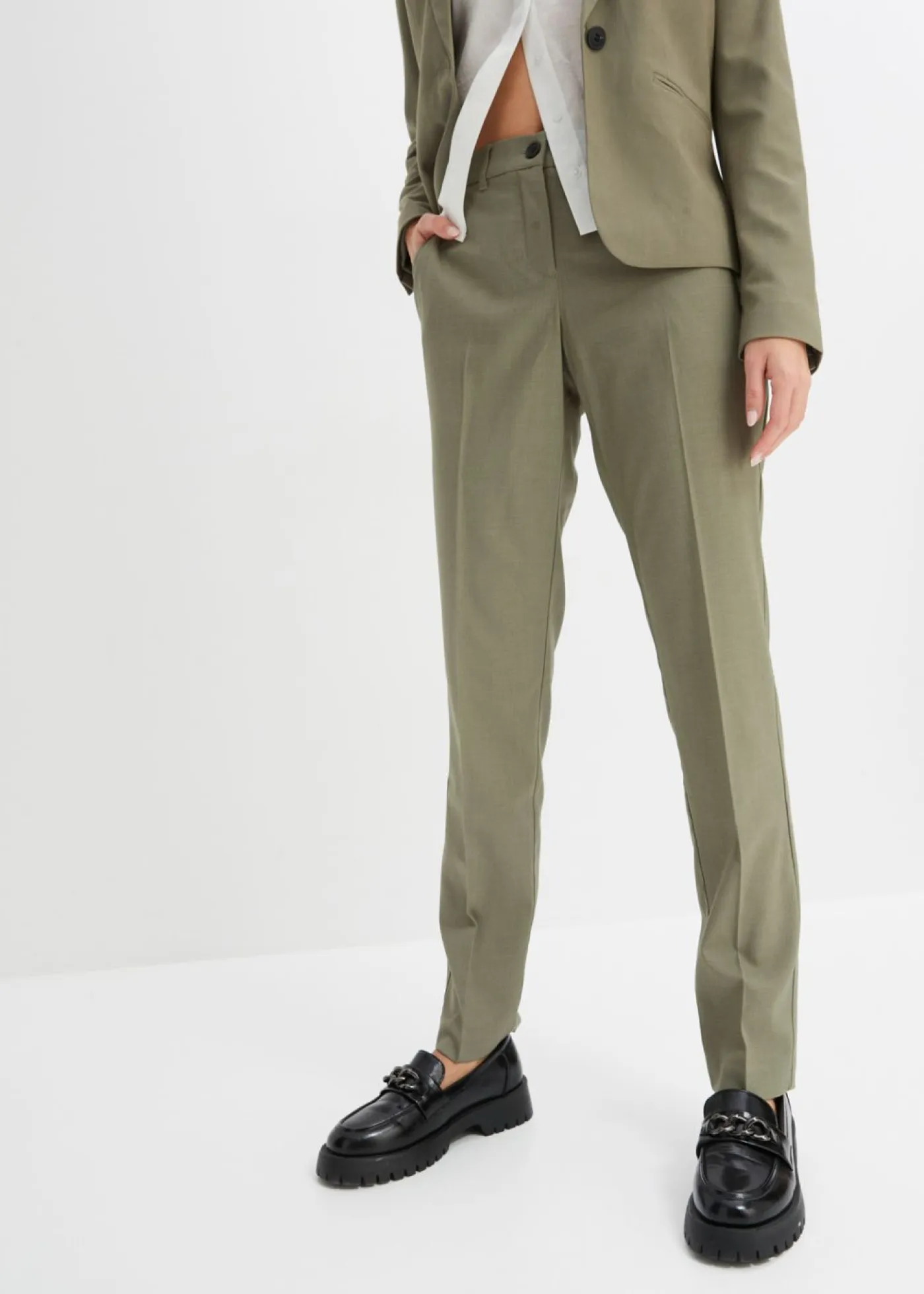 Clearance Pantalón de traje con pinzas Mujer Pantalones