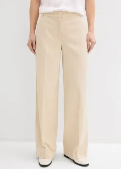 Hot Pantalón de traje con rayas Mujer Pantalones|Novedades