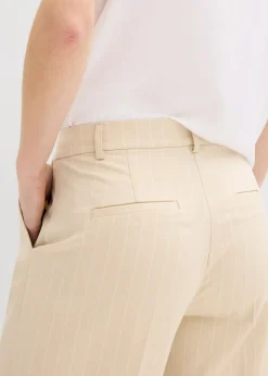 Hot Pantalón de traje con rayas Mujer Pantalones|Novedades