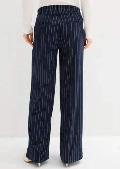Hot Pantalón de traje con rayas Mujer Pantalones|Novedades