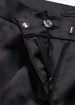 New Pantalón de traje de satén fino Mujer Pantalones|Tallas Pequeñas