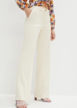 Outlet Pantalón de traje flared Mujer Pantalones|Novedades