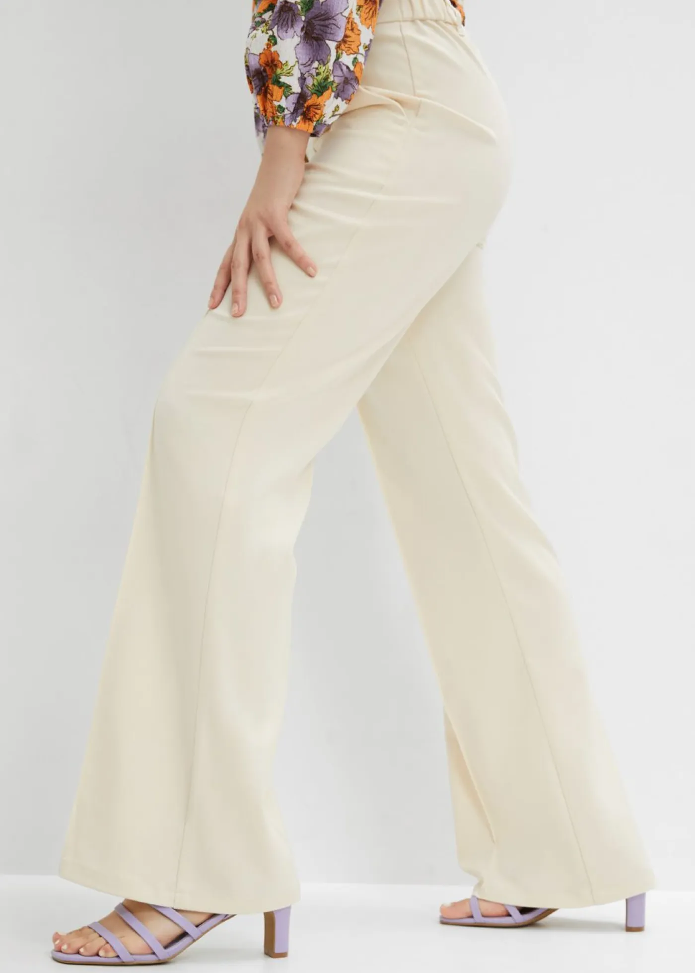 Outlet Pantalón de traje flared Mujer Pantalones|Novedades