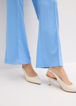 Clearance Pantalón de traje flared Mujer Pantalones|Novedades