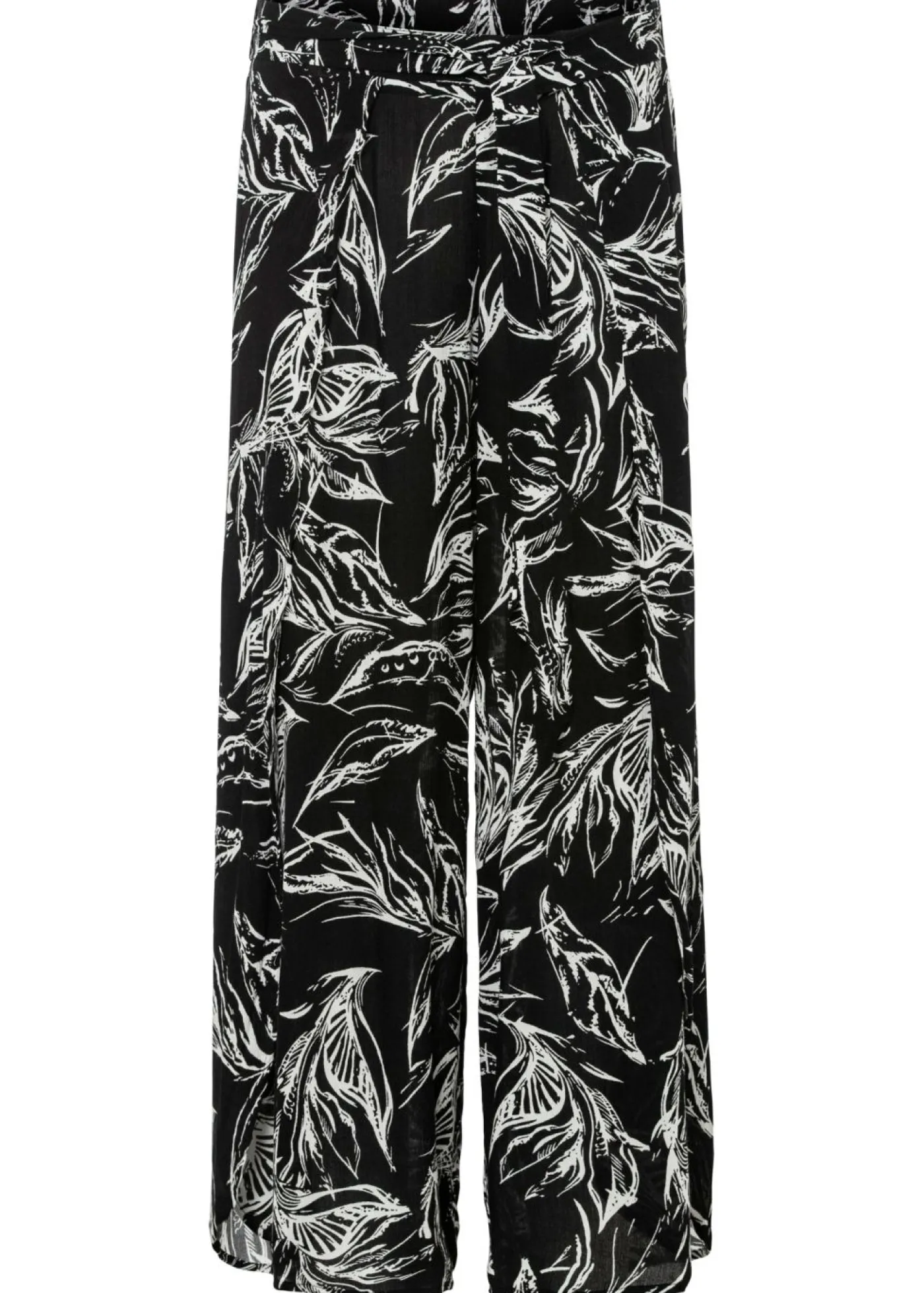 Online Pantalón de viscosa estructurada Mujer Pantalones