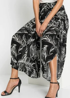 Online Pantalón de viscosa estructurada Mujer Pantalones