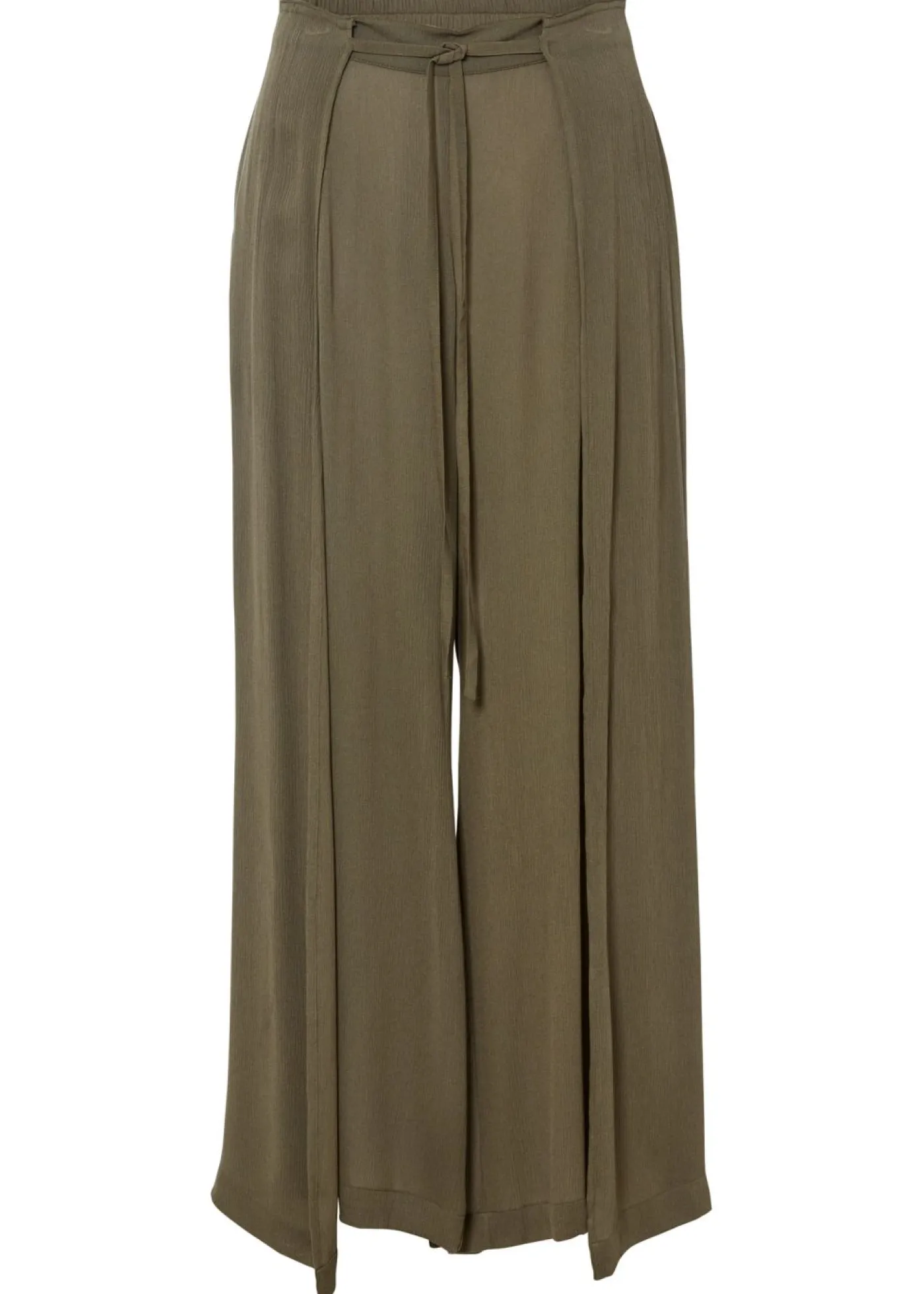 Outlet Pantalón de viscosa fluida Mujer Pantalones