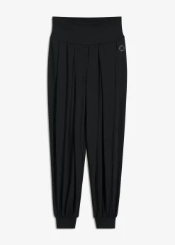 Clearance Pantalón deportivo ancho con cintura doblada Mujer Ropa Deportiva|Pantalones
