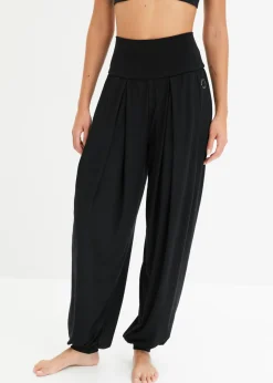 Clearance Pantalón deportivo ancho con cintura doblada Mujer Ropa Deportiva|Pantalones