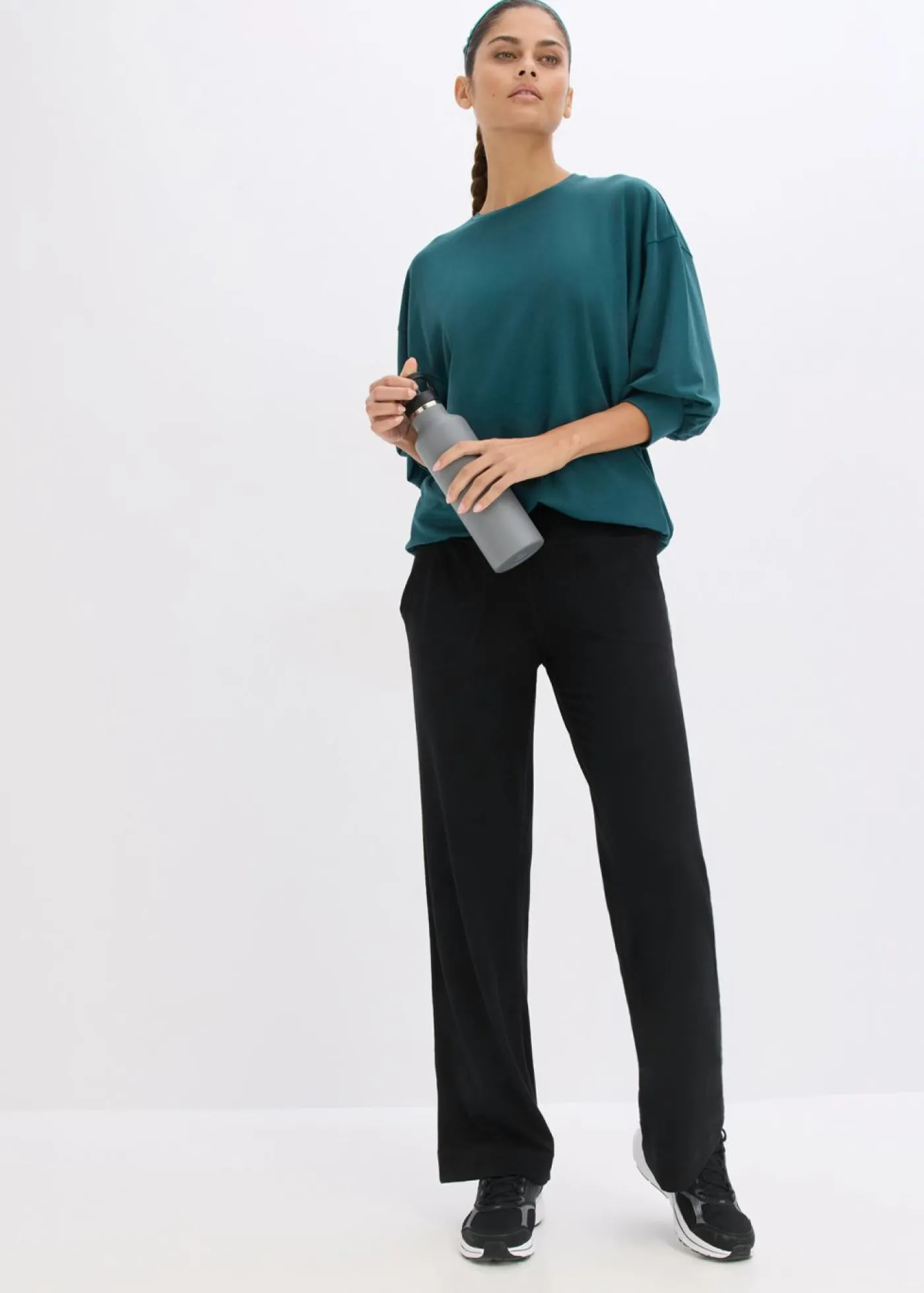 Outlet Pantalón deportivo con bolsillos y material de secado rápido Mujer Ropa Deportiva|Pantalones