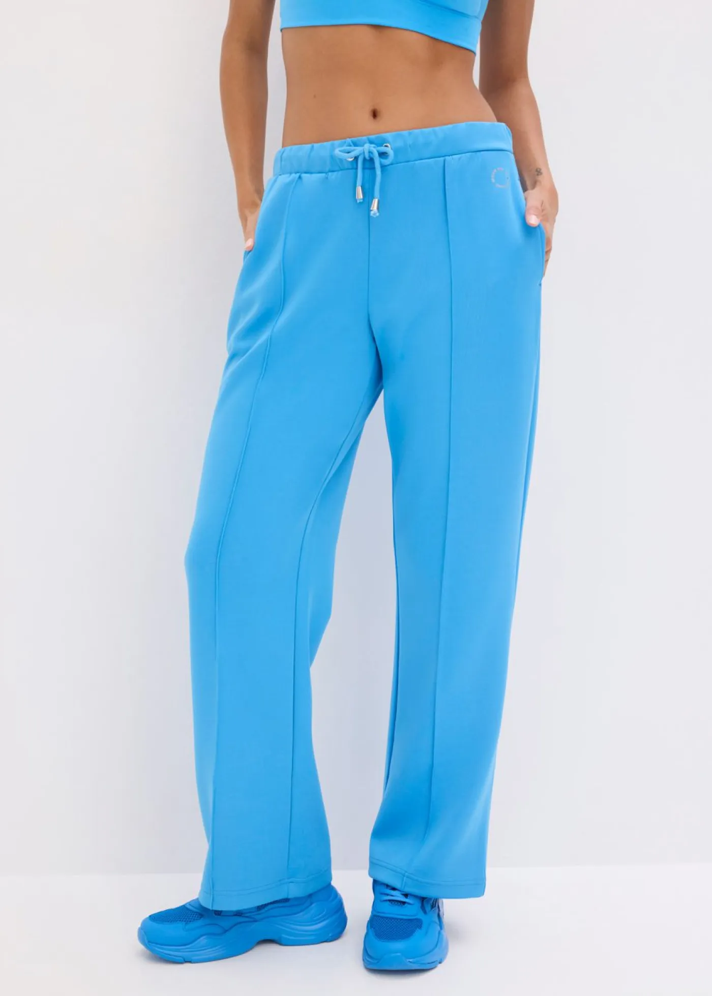 New Pantalón deportivo con costuras decorativas Mujer Ropa Deportiva|Pantalones