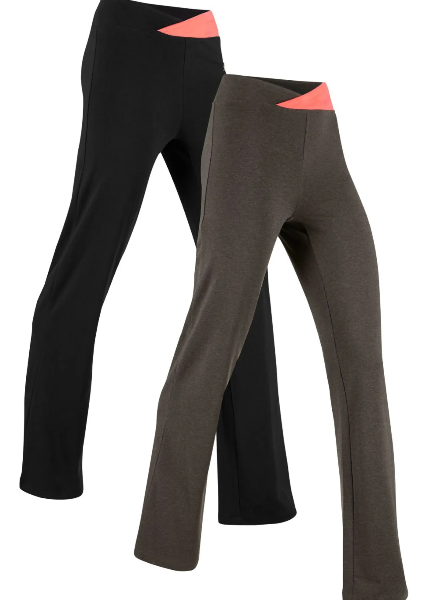 Discount Pantalón deportivo de algodón, bootcut (2 unidades) Mujer Ropa Deportiva|Pantalones