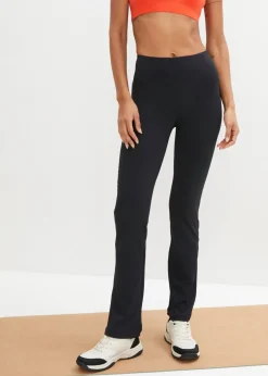 Online Pantalón deportivo moldeador con bolsillo y corte acampanado Mujer Ropa Deportiva|Pantalones