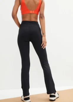 Online Pantalón deportivo moldeador con bolsillo y corte acampanado Mujer Ropa Deportiva|Pantalones