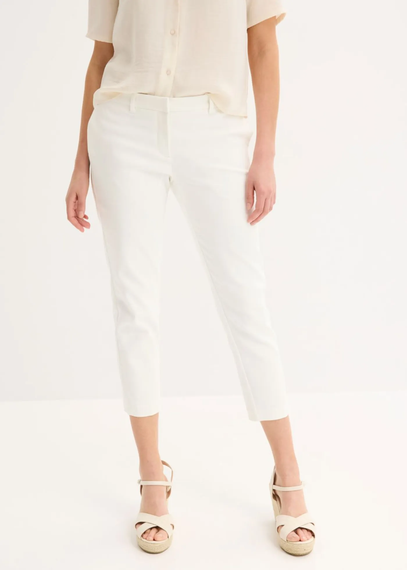 Clearance Pantalón ejecutivo de largo capri Mujer Pantalones